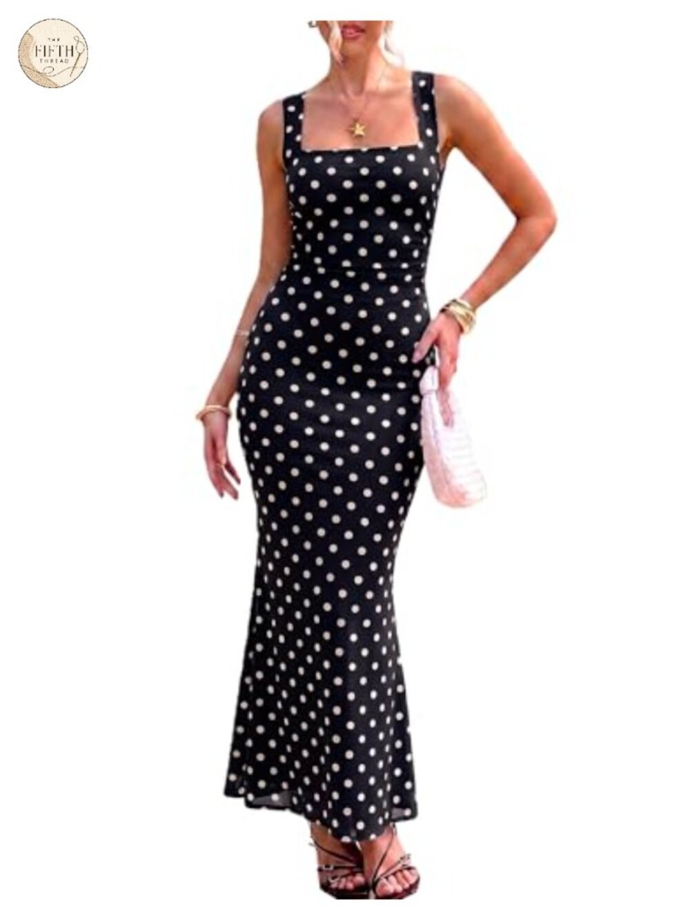 Square Neck Ruched Bodycon Maxi Dress Sleeveless Formal Cocktail Party